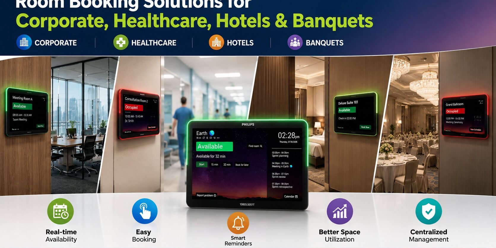 Booking solutions for Corporate and Banquets